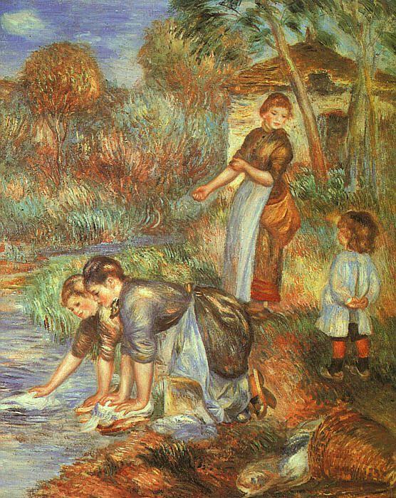 Pierre Renoir Washerwoman Germany oil painting art
